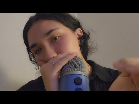 ASMR💭 Mouth Sounds ( Close-up whispering)(Inaudible)