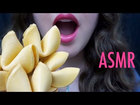 ASMR Fortune Cookies 🥠 EXTREMELY SATISFYING Crunchy Eating & Paper Sounds!