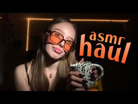 ASMR shopping haul! 🛍