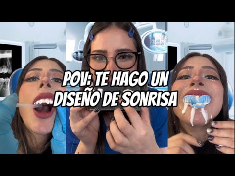 Versión larga de Diseño de Sonrisa 🦷😬 #asmr #dentistahumor #humor #roleplayasmr