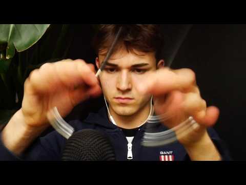 fast hand movements + visual ASMR triggers (fluttering, mesmerising)