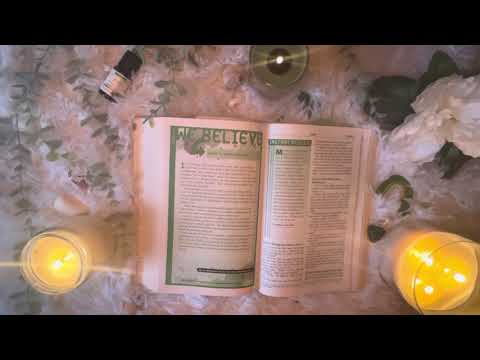 ASMR Reading the Book of John 1/5  (Part 1) #bible #jesus #faith