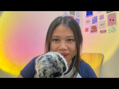 ASMR Tagalog 🇵🇭 trigger words, soft & fast speaking, mouth sounds, hand movements