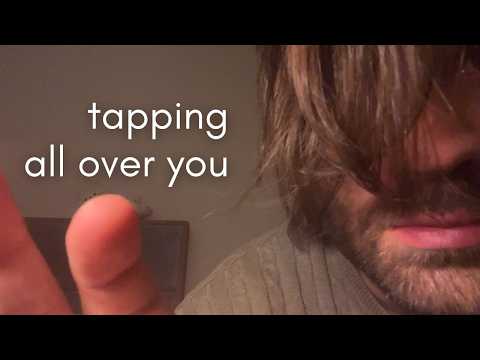 ASMR tapping on you, with pauses to check on you