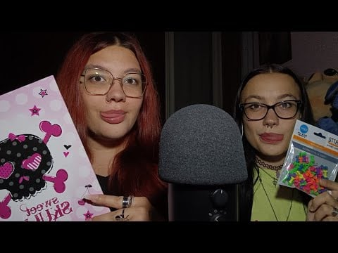 HAUL BACK TO SCHOOL della mia FIDANZATA (Show & Tell)😴💜 | ASMR ITA 