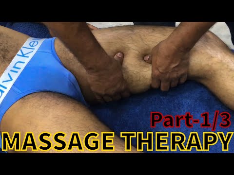 ASMR LOWER BODY ANTERIOR SIDE MASSAGE THERAPY | INDIAN BARBER KHURSHEED |ASMR YOGi (Part-1/3) Ep-18