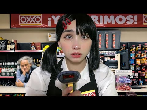 ASMR| CAJERA DEL OXXO con Kobeni (Roleplay)