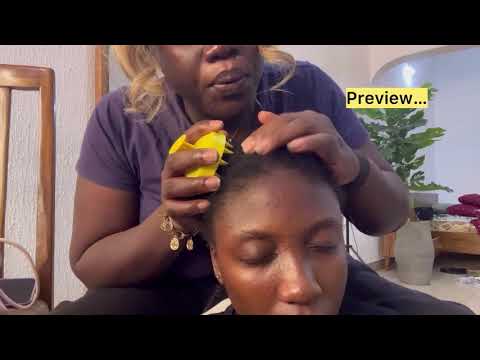 ASMR RELAXING SCALP SCRATCHING AND MASSAGE FOR DEEP SLEEP 😴 