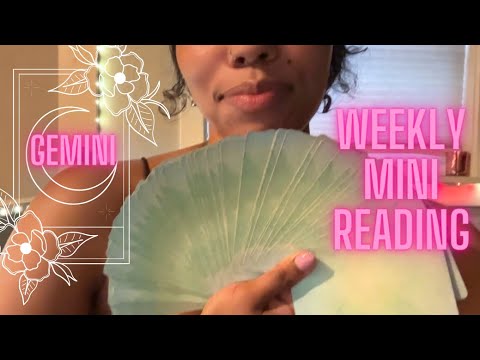 GEMINI 🔮💕💫 WEEKLY MINI TAROT READING