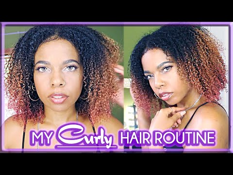 MY CURLY HAIR ROUTINE 2020 // 3C/4A ⎜Wash and Go