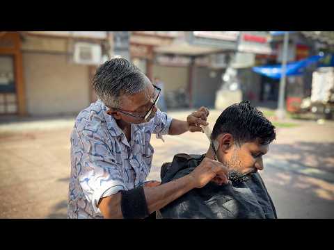 Waris Barber 1 Hour Hair Cut & Head Massage | Shamboo Fire Massage | ASMR Gautam