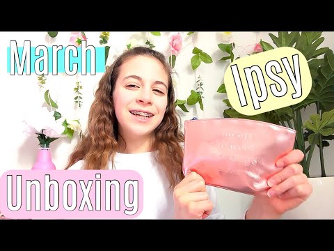 IPSY BAG unboxing! MARCH bag!!!!☘️