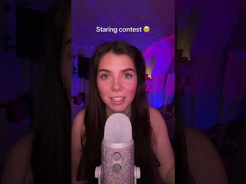Staring contest 🥹 #asmr #ASMR #personalattention #sleep #relax #whispers #asmrchallenge #asmrtiktok