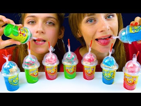 ASMR SPLASH N LIK CANDY EATING SOUND | LiLiBu ASMR