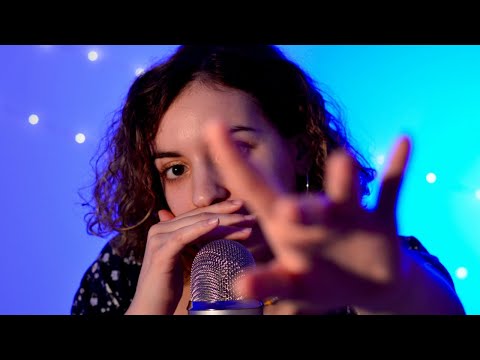 ASMR Semi-inaudible 🤍 Palabras Detonantes y Mouth Sounds (tico tico, un poquito por aquí,...)