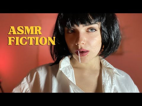 ASMR Mia Wallace  🚬  does your makeup before going out (role-play)