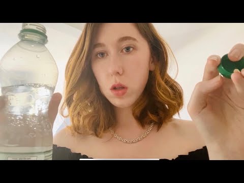 ASMR fizzy water/tapping triggers