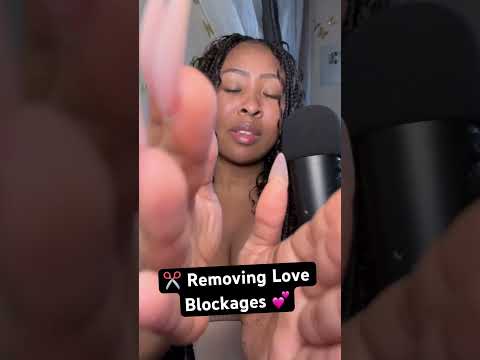 ✂️ Removing Love Blockages 💕 #asmrforsleep #love #healing #energyhealing #asmr