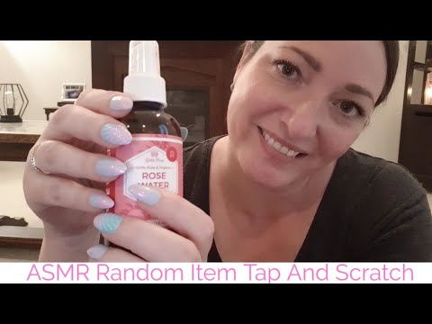 ASMR Random Item Tap And Scratch(Whispered)