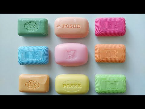 Dry Soap carving ASMR/ relaxing sounds/No talking. Satisfaction ASMR video/Cutting soap