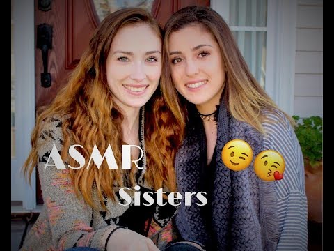 Trying ASMR with my little sister !