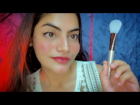 ASMR INDIAN | Caring Bestie does your skincare🥰