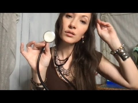 ASMR Inaudible whispering Cranial nerve exam | Relaxing Doctor Roleplay