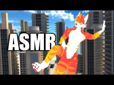 Furry Macro ASMR to Sleep To 🏙️ (Tapping, Scratching ...)
