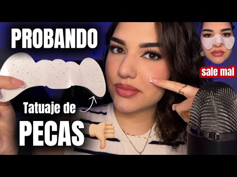 ASMR Tatuaje de Pecas 😭SALE MAL😞