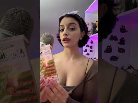 Mukbang ASMR matcha 🍵 çikolata 🍫 #türkçeasmr #mukbang #asmr #asmreating