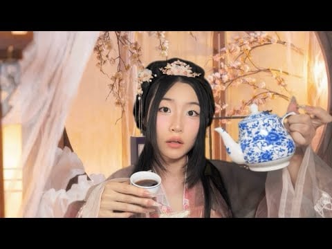 [ASMR] Tang Dynasty Maid Helps You Survive     Harem Intrigue 🍵☠️Makeup Hair Brushing Soft Spoken 