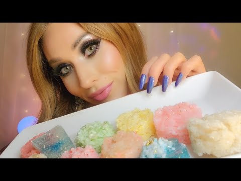 ASMR Edible Crystal CLUSTERS 🍭💎✨️💕