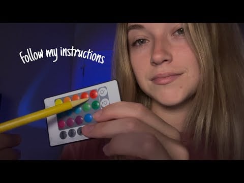 ASMR Follow My Instructions To Fall Asleep Easily😴 *Lots of Eyes Closed* 