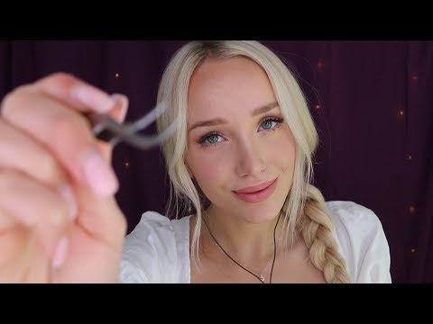 ASMR Lash Extensions Roleplay! (whispers, personal attention, tapping, plucking...)