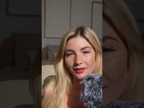 ASMR #blonde #asmrsounds #soothingsounds #kisses #mouthsounds  #relax #tapping