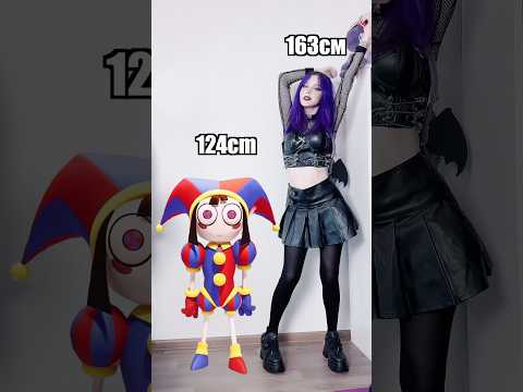 Digital Circus heights 🎪 #tadc #tadcedit #ragatha #digitalcircus #height #pomni #jax #caine