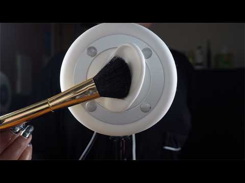 ASMR BRUSH SOUNDS ON YOUR EARS | 3DIO MICROPHONE