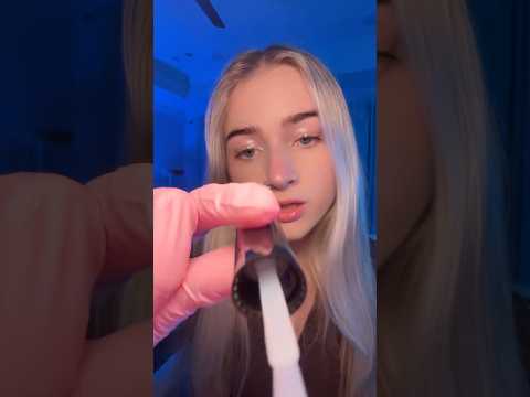 My favorite part of the cranial nerve exam ngl #asmr #asmrvideo