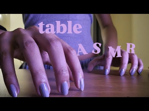 ASMR on wooden table || tracing + anticipatory triggers || ᯓ ✈︎
