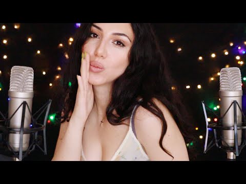 ASMR Melt & Tingle ✨ Kiss Sounds/ Close Up Whispering / Trigger Assortment / Tapping