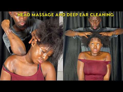 ASMR💫 Aggressive & Chaotic Head  , Neck ,Back , shoulder and Ear Massage for Deep Sleep