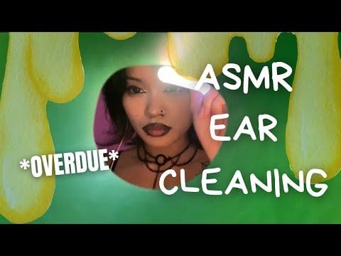 cleaning your ears so you can hear my ASMR better (headphones recommended)