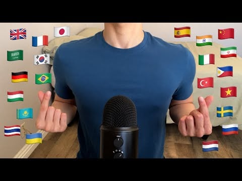 ASMR | "I love you" in 22 different languages