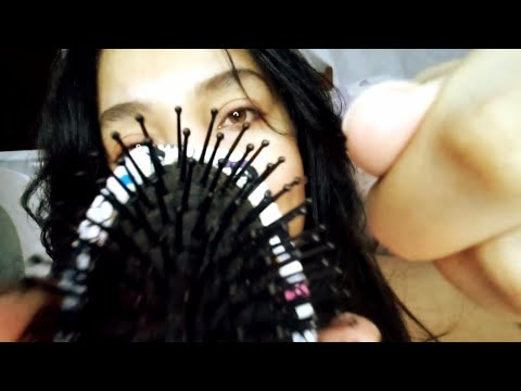 ASMR caseiro: Amiga fazendo carinho no seu rosto e cabelo enquanto conversa com você 🎀❤ Voz Suave
