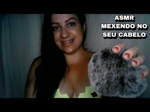 ASMR-MEXENDO NO SEU CABELO ATE VOCÊ DORMIR #asmr #sonsdeboca #rumo3k #asmrportuguês