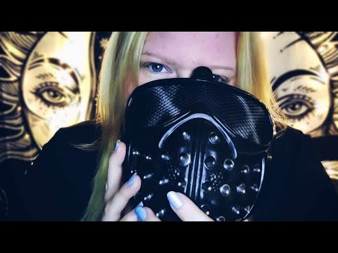 Masked mouth sounds [ASMR] (whispering + soft speaking)