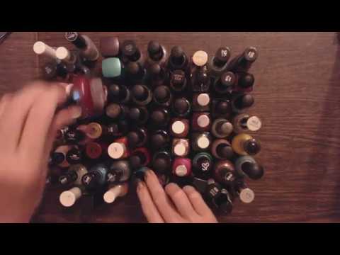 ASMR ~ Clinking Nail Polish Bottles (No Talking)