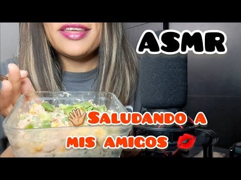 ASMR | saludo a mis amigos 👋🏻|susurros