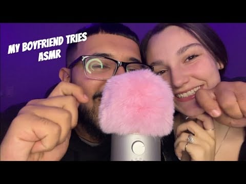 ASMR My boyfriend tries trigger words💗(relaxing and tingly) 
