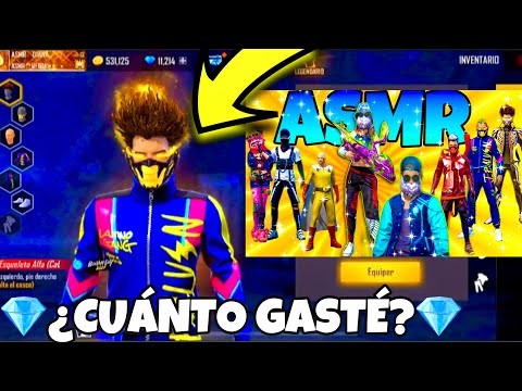 🔥 ASMR TE MUESTRO TODO lo que tengo en mi cuenta de FREEFIRE 2022 🔥